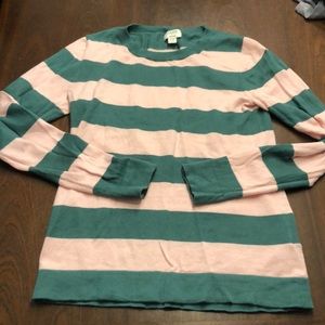 J.Crew crewneck rugby stripe sweater- XXS